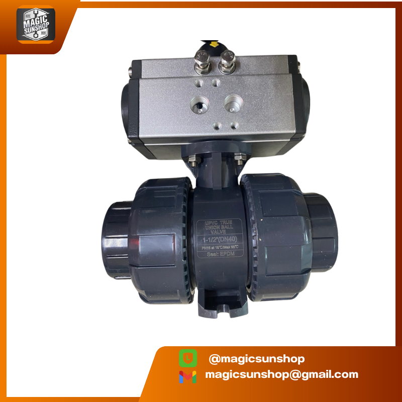 927369 UPVC Pneumatic Valve DN40(ID50mm) Double Acting