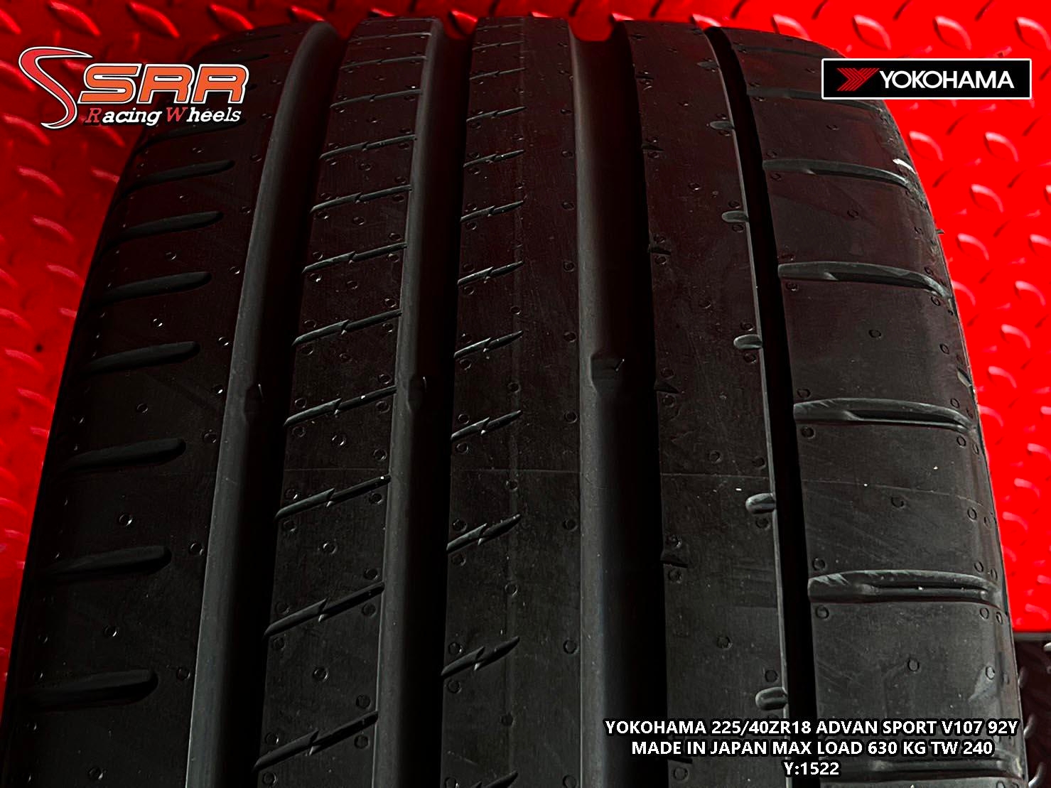 YOKOHAMA V107 225/40ZR18 ยางญี่ปุ่น คุณภาพสูง ราคาพิเศษ