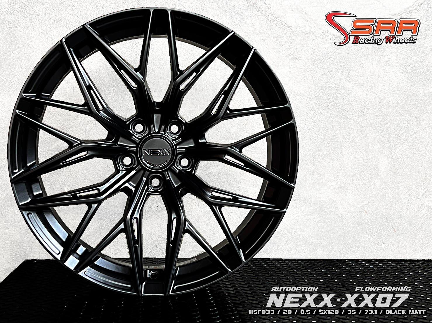 NEXX-XX07 ขอบ20 5x120 BLACK MATT สำหรับรถ BYD SEAL และ BMW