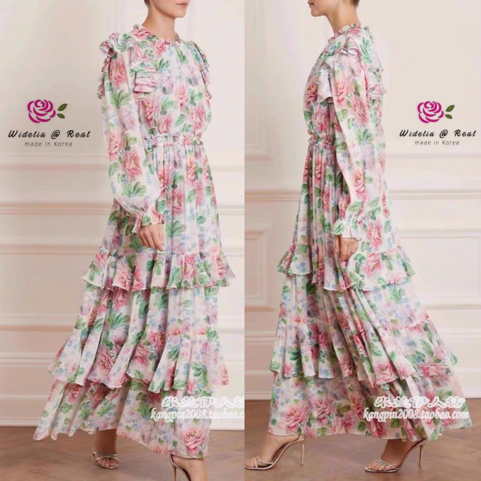 Needle Maxi dress แม็กซี่เดรสตัวยาวแขนยาวแสนสวย คุณขาตัวนี้สวยเกินบรรยายจริงๆ