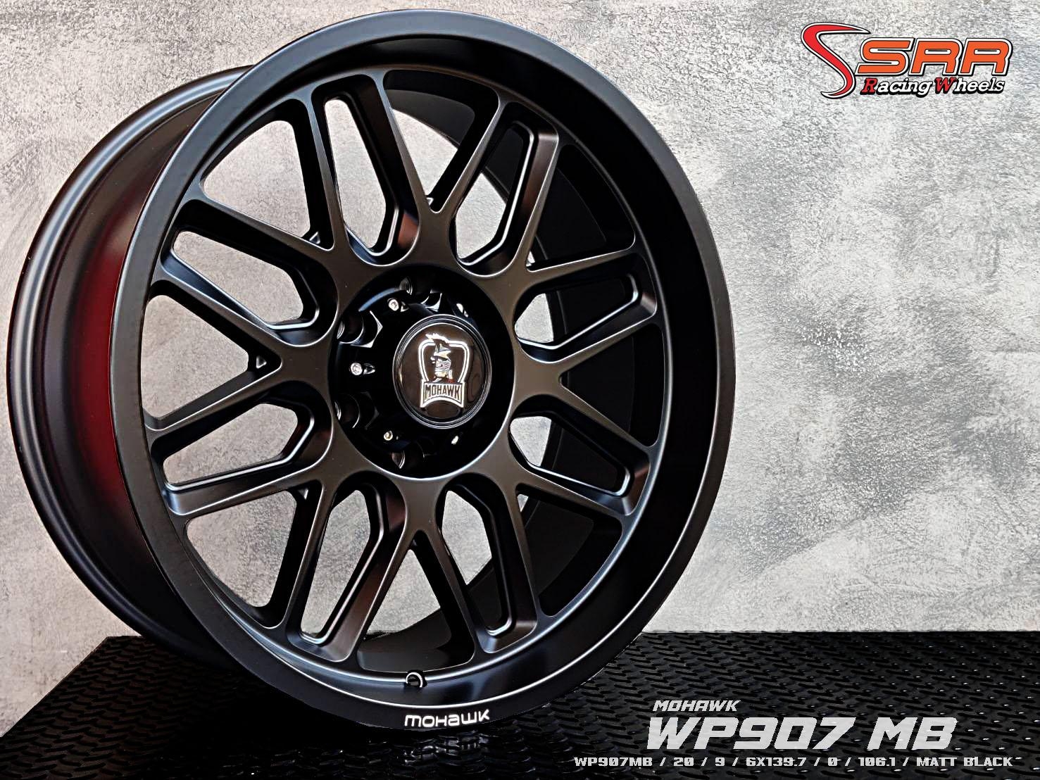 MOHAWK WP907 ขอบ20 6x139.7 ET0 Matte Black ราคาพิเศษ