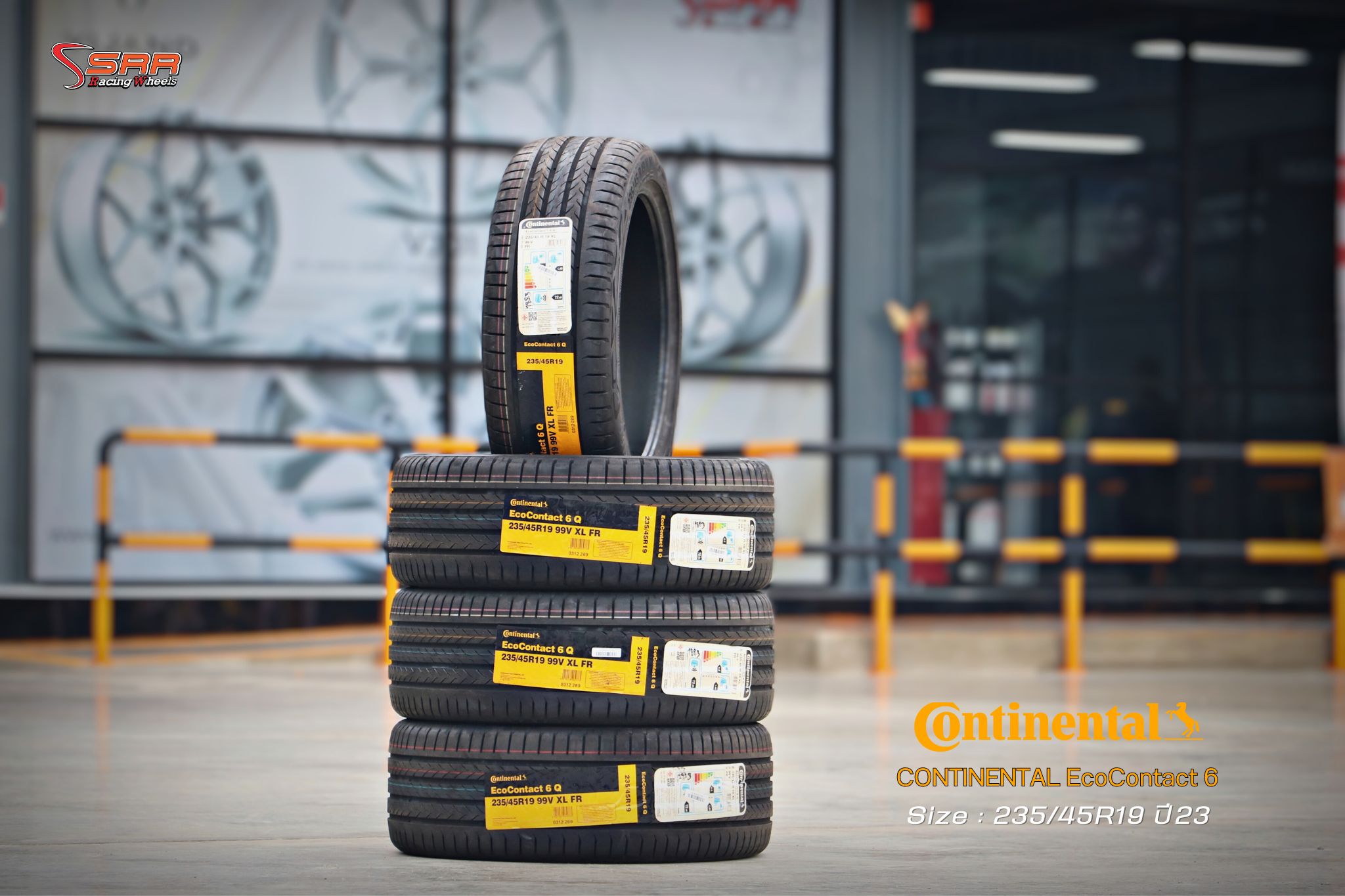 CONTINENTAL EcoContact 6 Q 235/45R19 ยางใหม่ ราคาพิเศษ - ล้อ