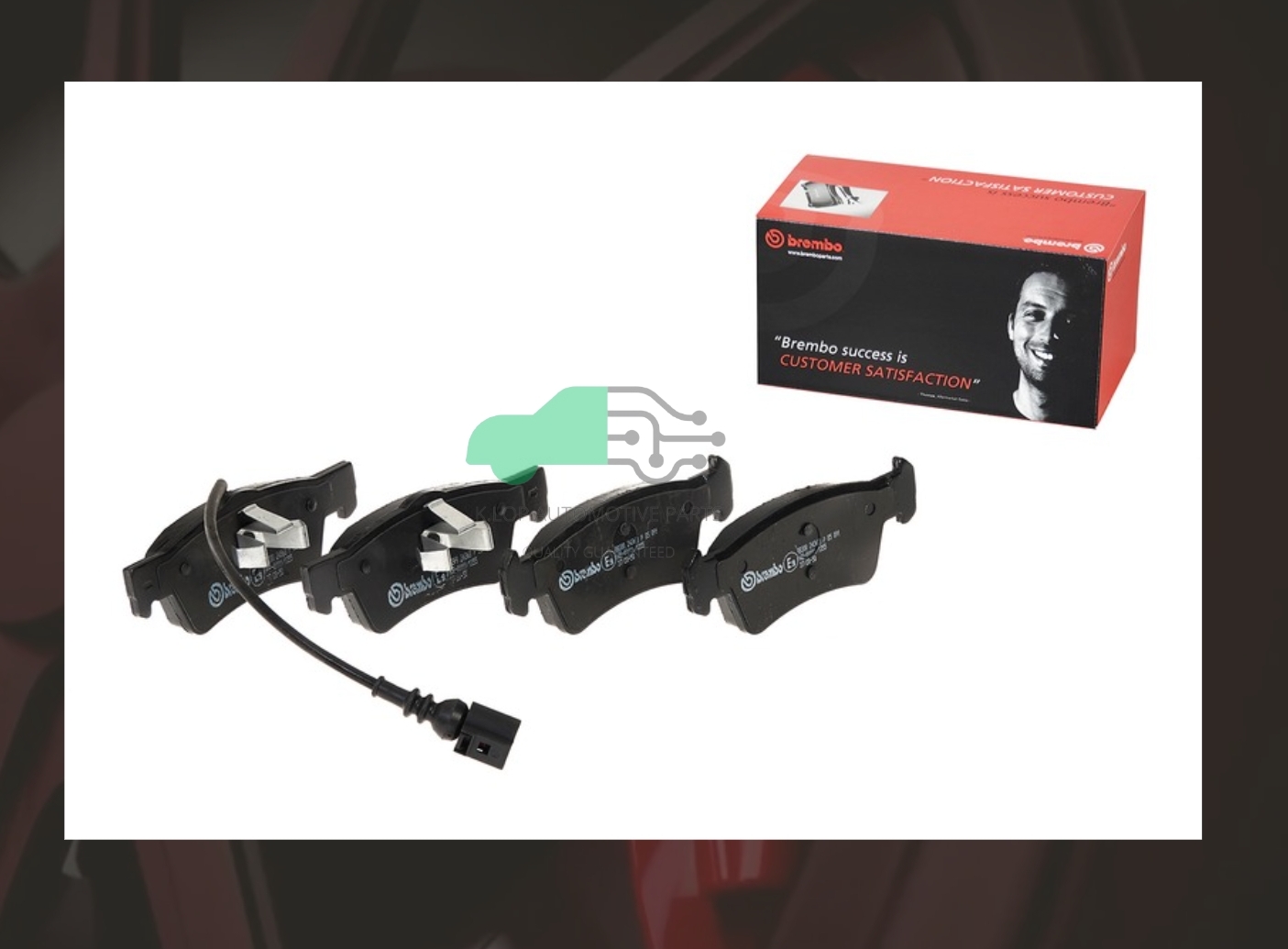 P85 091B ผ้าเบรกหลังแท้ BREMBO รุ่น BLACK : VW Caravelle T5 (2.0) 2009-