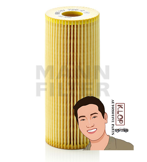 HU726/2X ไส้กรองน้ำมันเครื่อง VW NEW BEETLE, PASSAT (3B2) 1.9 TDI, POLO III (OE : 038 115 466) : MANN-FILTER แท้นำเข้ายุโรป
