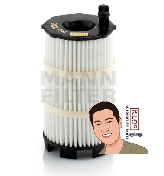 HU7005X ไส้กรองน้ำมันเครื่อง AUDI A4+CABRI,A5+CABRI,A6,A8,R8 : MANN-FILTER แท้นำเข้ายุโรป