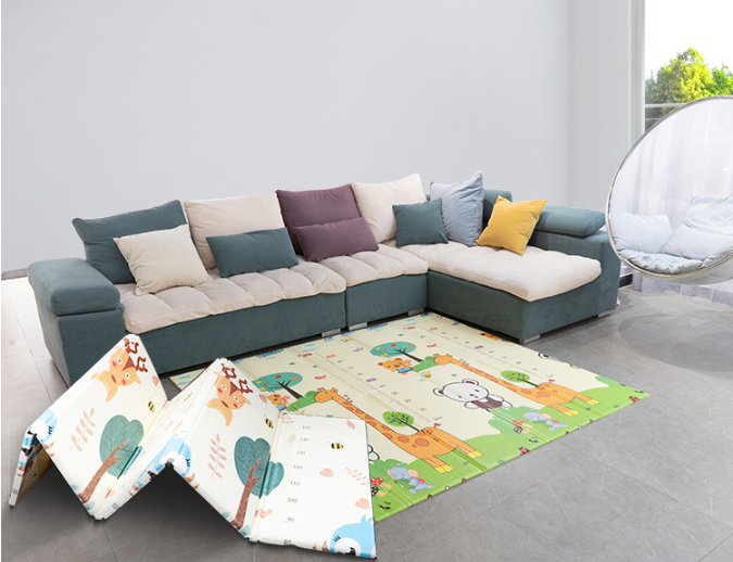 เสื่อรองคลานเกาหลี แบบพับเกาหลี 6 ฟุต ( 6 ผืน )