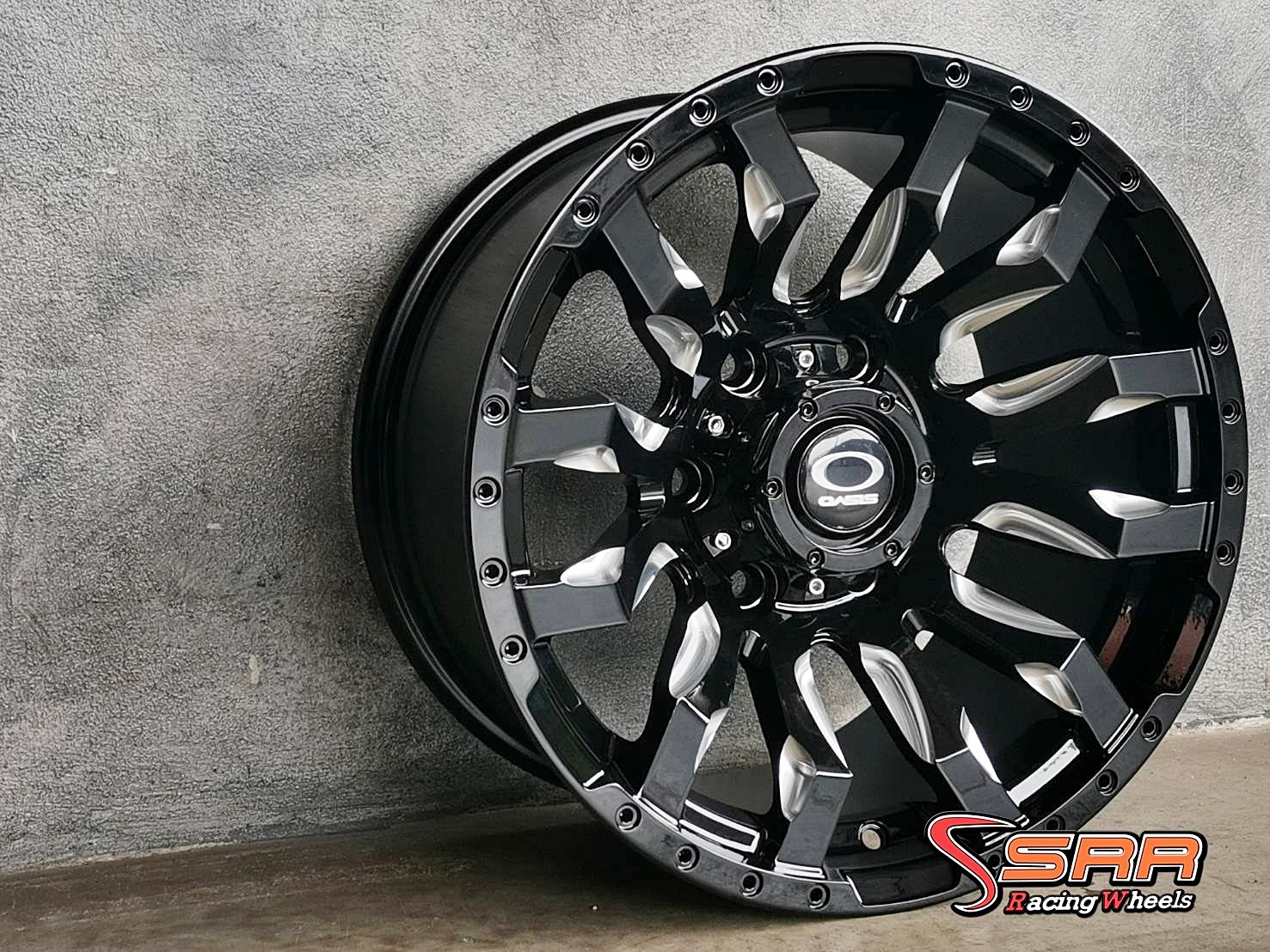 OASIS MARVEL-26S ขอบ16 6H139.7 ET0 BLACK+MILLING ราคาพิเศษ