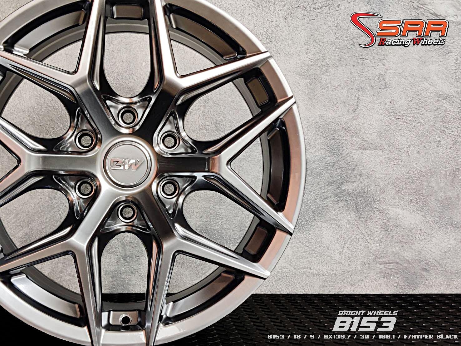 BW B153 ขอบ18 6x139.7 ET30 F/HYPER BLACK ราคาพิเศษ