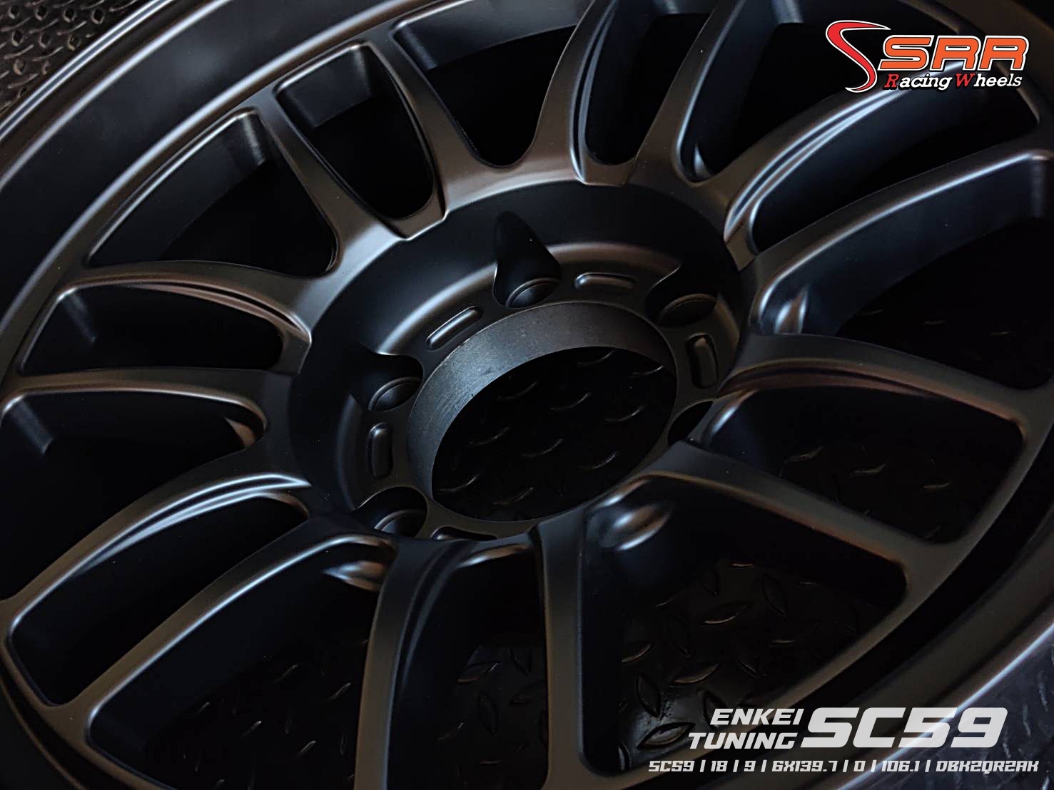 ENKEI TUNING SC59 ขอบ18 6H139.7 ET0 DBK2QR2AK มีจำหน่ายที่ร้านSRR
