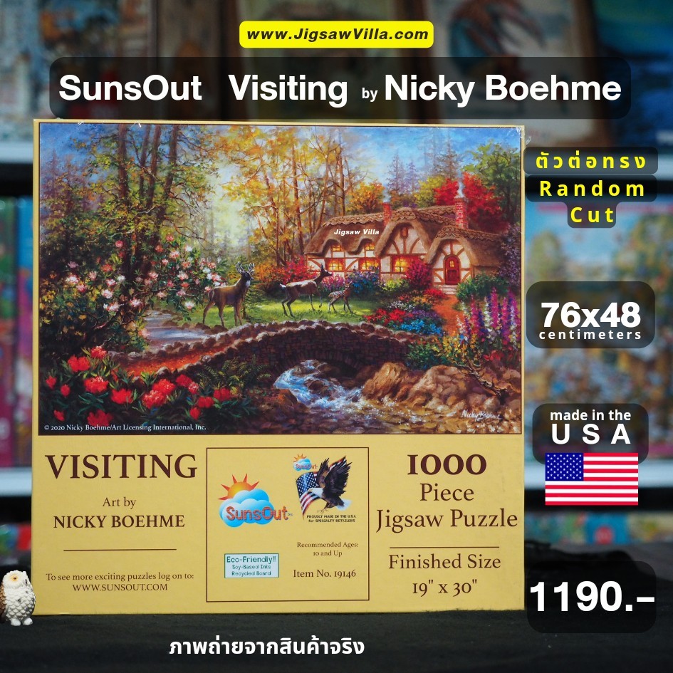 SunsOut - Visiting by Nicky Boehme (Random Cut) 1000 pcs.