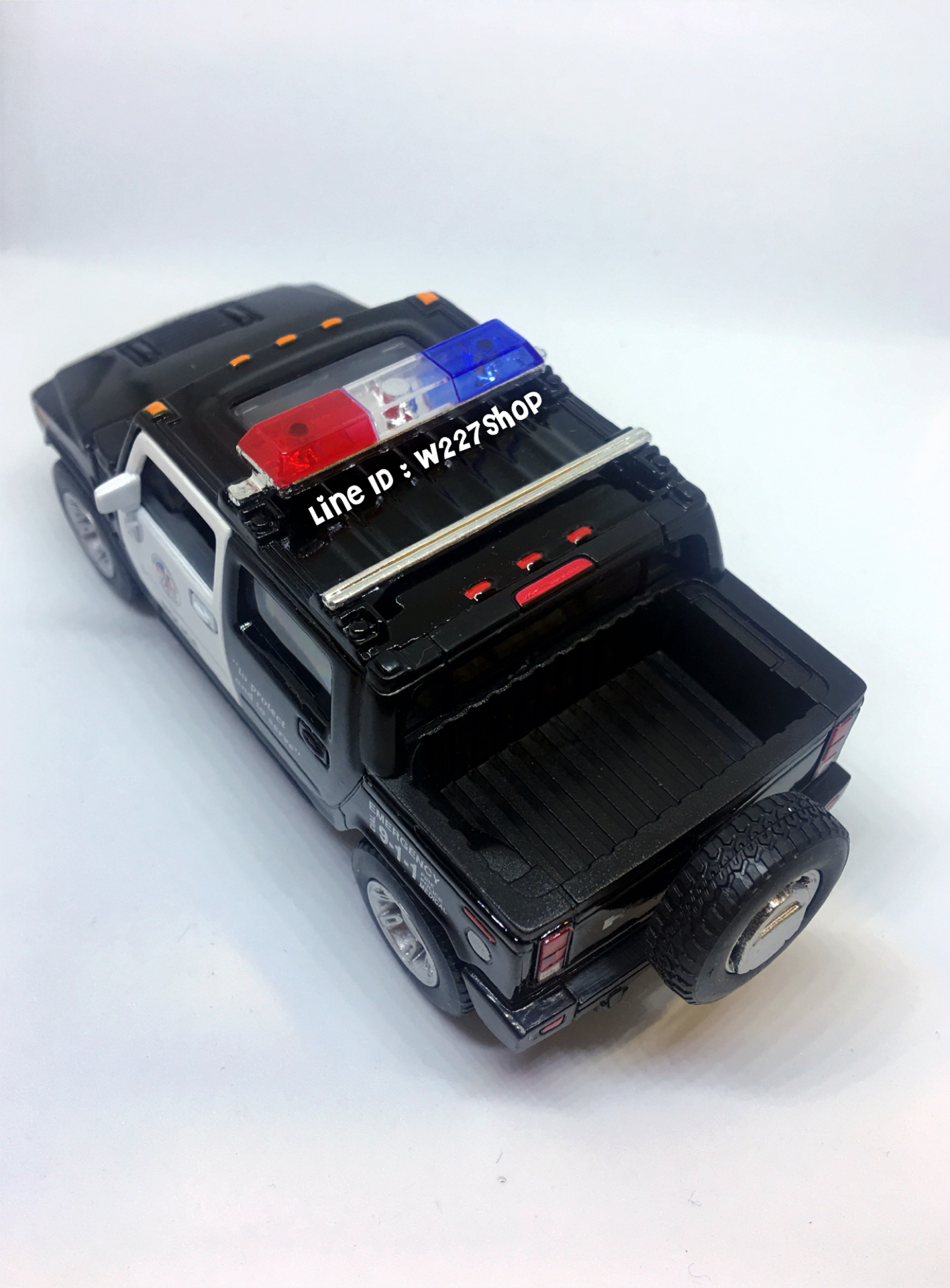 โมเดลรถเหล็ก รถตำรวจ (ปลีก-ส่ง)