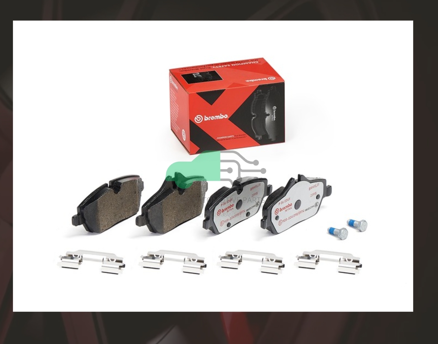 P06 034X ผ้าเบรกหน้า (แท้ BREMBO รุ่น Xtra) BMW 1 E87(118i) 04-11/MINI R56 (One) 05-13