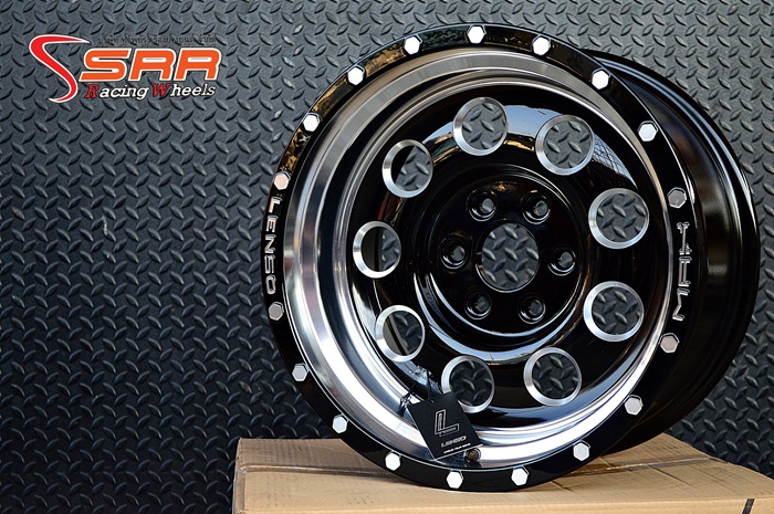 MAX-6 ขอบ16 สีดำขอบเงา สำหรับใส่รถ NAVARA