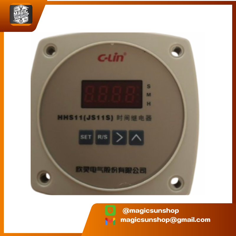 925118 C-Lin HHS11 (JS11S) 0.01s-99h99m AC220V Improved button type