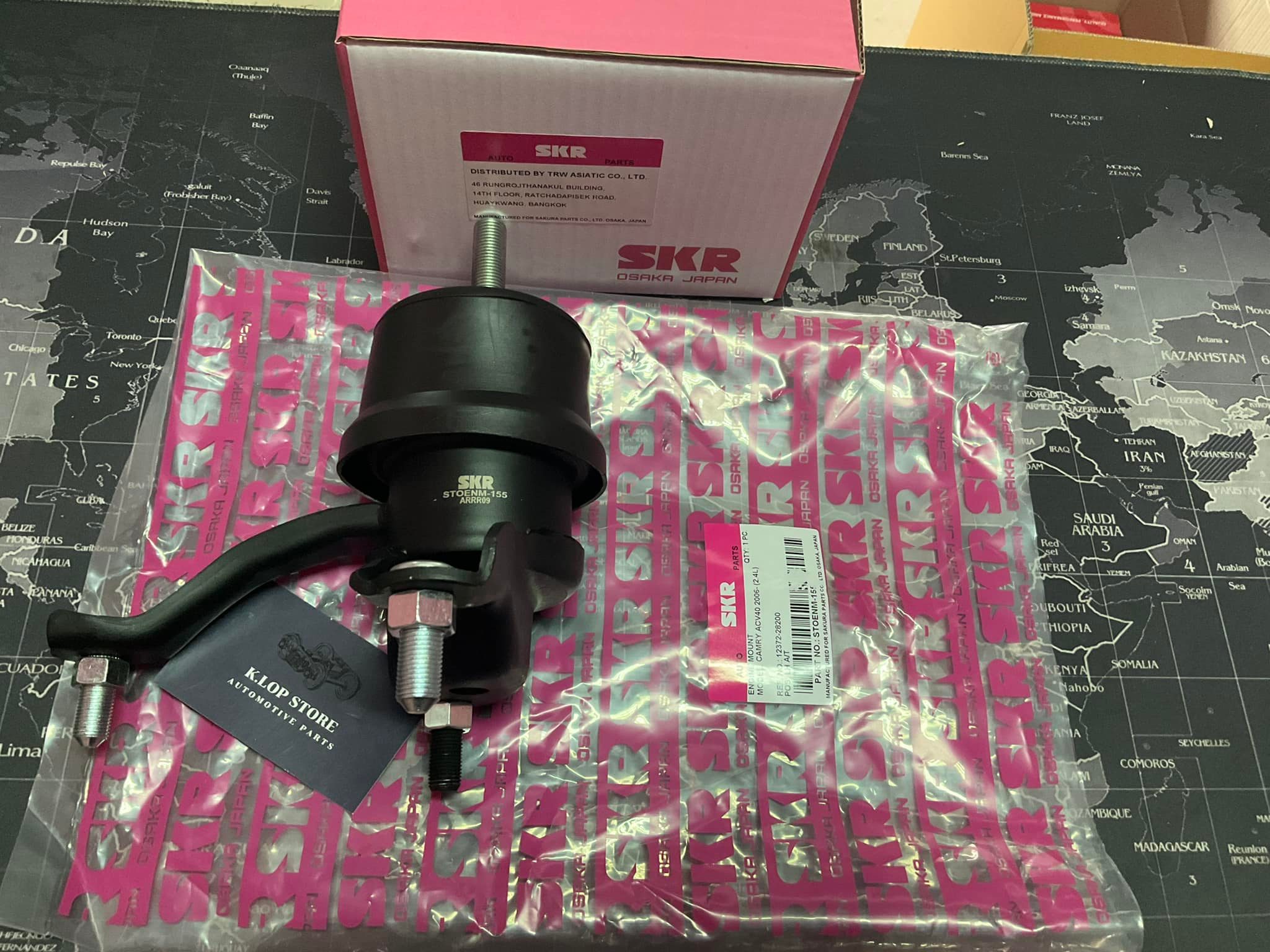 ชุดยางแท่นเครื่อง SKR MADE IN JAPAN (TOYOTA Camry ACV51, ASV50 2.0/2.5)
