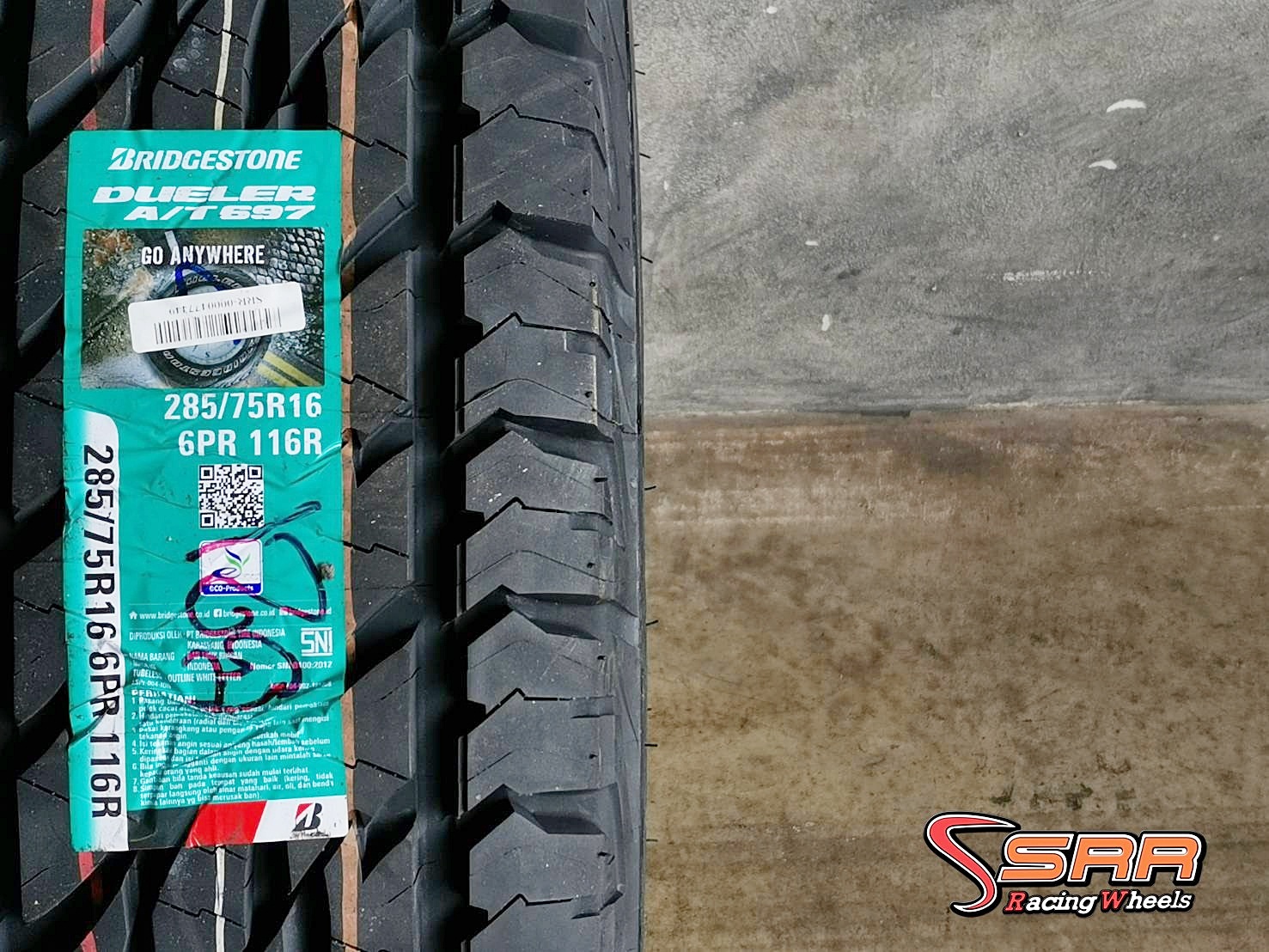 BRIDGESTONE DUELER A/T697 285/75R16 ยางใหม่ปี2021 ราคาพิเศษ