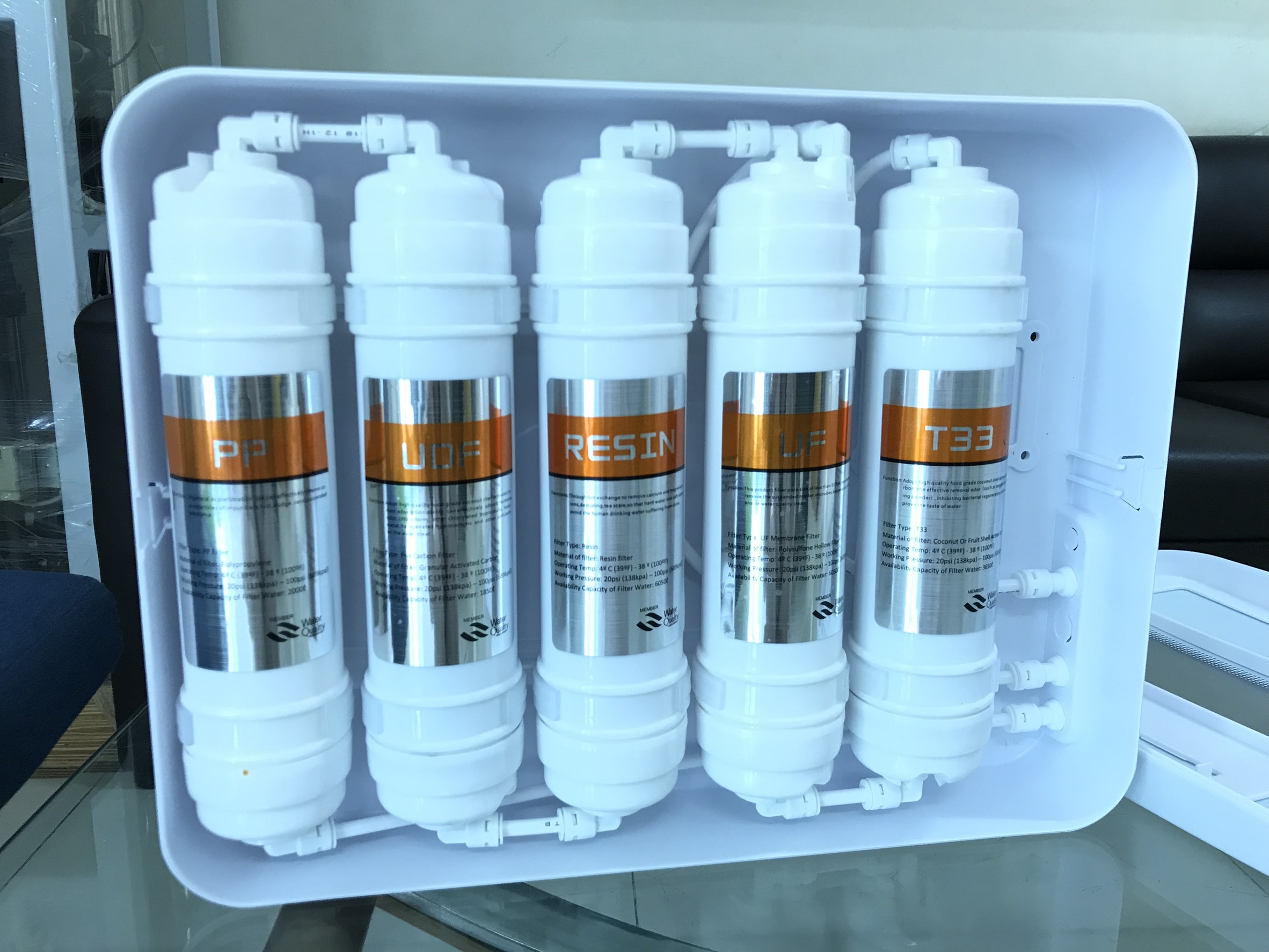 New collection 5 Stage UF System เครื่องกรองน้ำ กรองเชื้อโรค 0.01 Micron