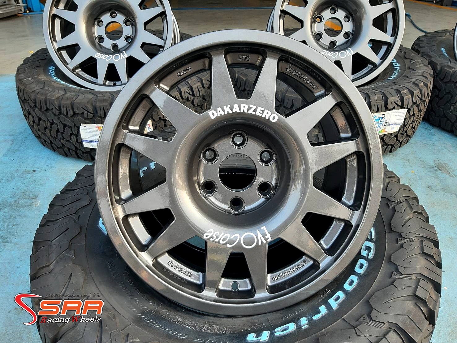 EVO-352 Corse OFF-ROAD ขอบ16 6x114.3 สำหรับใส่รถ NISSAN NAVARA