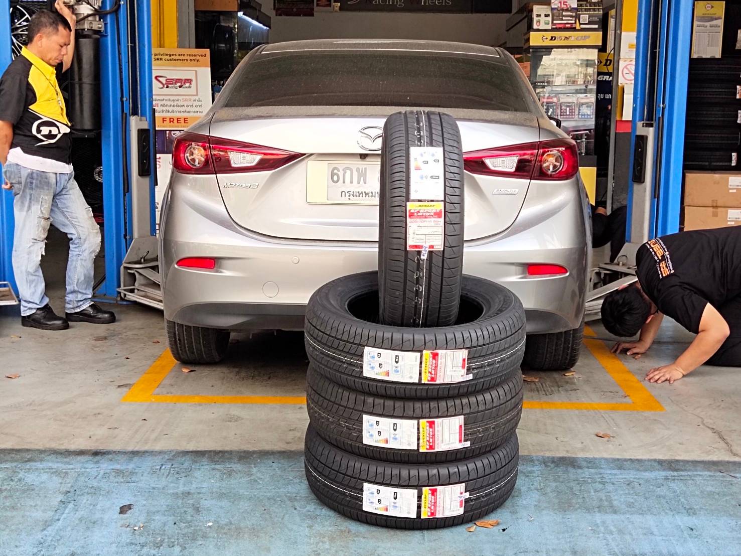 DUNLOP SP SPORT LM705 205/60R16 ยางใหม่ ปี2021 ราคาพิเศษ