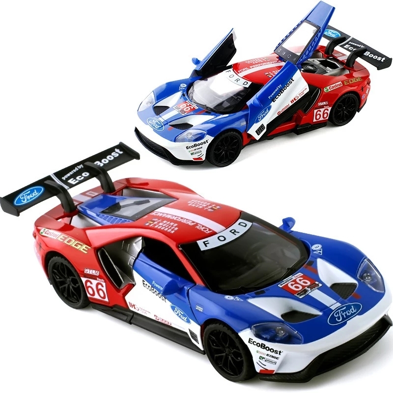 โมเดลรถเหล็ก Ford GT scale 1:32 มีเสียง มีไฟ (ปลีก-ส่ง)