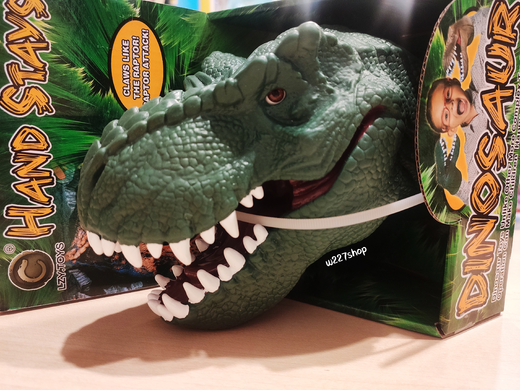 หัวไดโนเสาร์ สวมมือ ยางนิ่ม Hand stays (ปลีก-ส่ง)