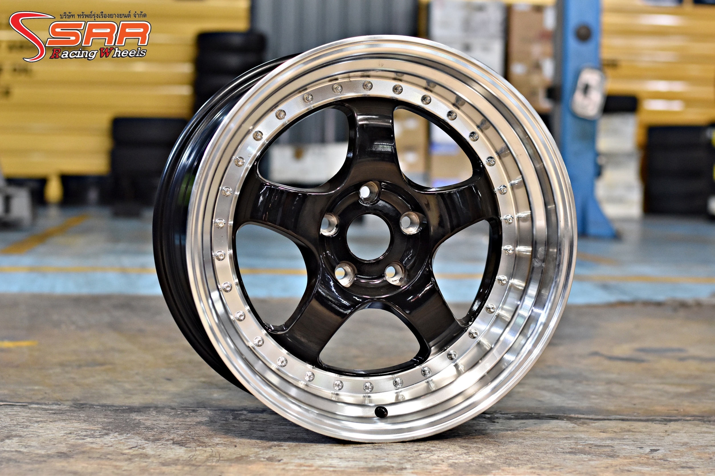 W WORK MEISTER-S1C ขอบ18 หน้า9.5 หลัง10.5 ET+25 5x114.3 BKL