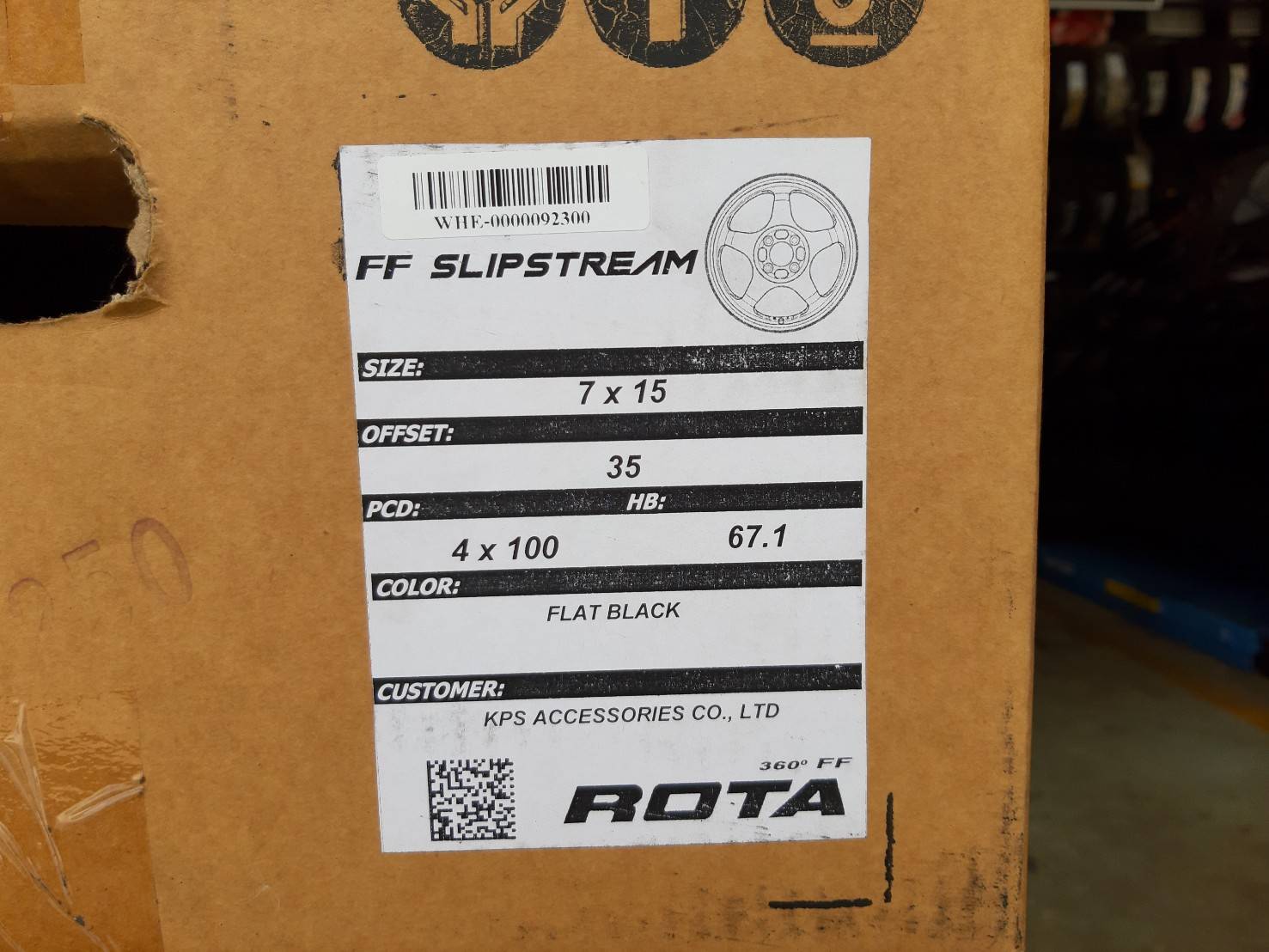 SPOON ROTA FF ขอบ15 4H100 ET35 FLAT BLACK ราคาพิเศษ