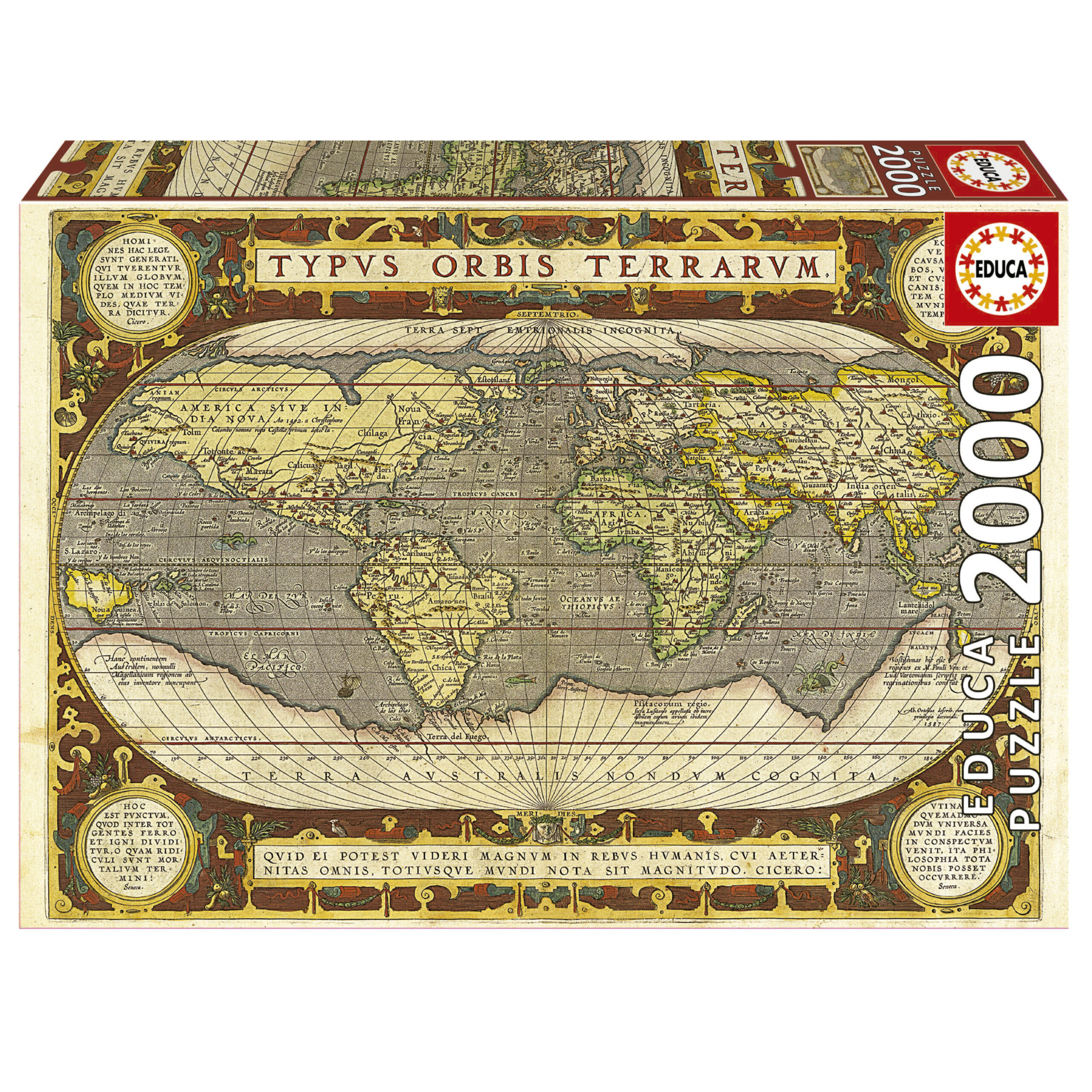 Educa - Map of The World 2000 pcs.