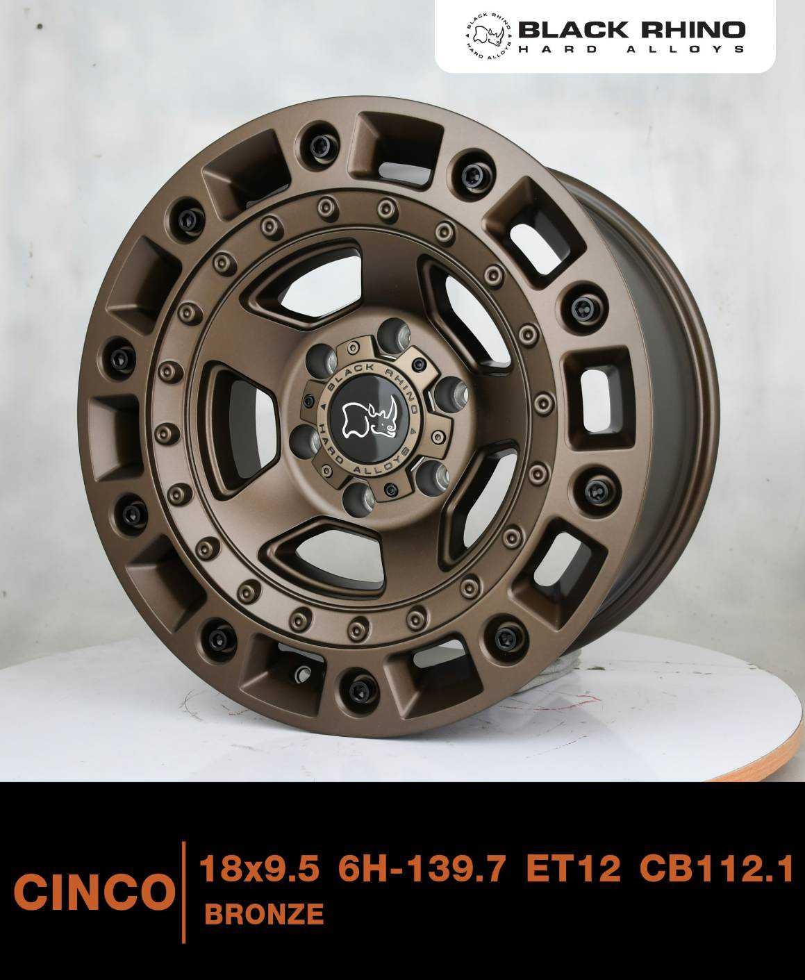 BLACK RHINO ล้อแท้ ขอบ18 นิ้ว 6H139.7 ราคาพิเศษ ที่SRR