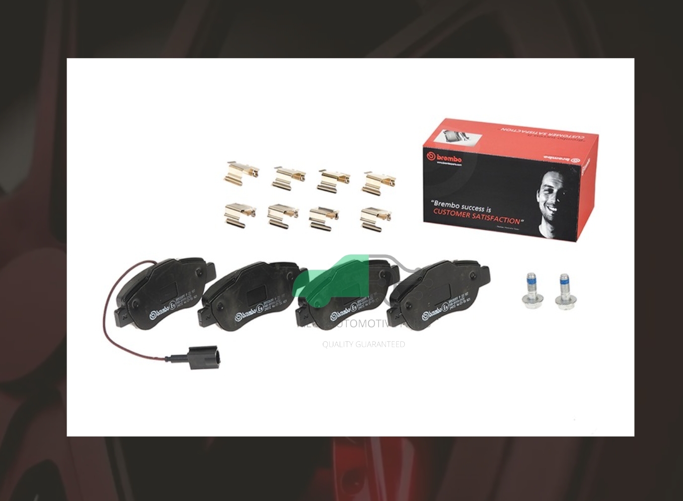 P23 107B ผ้าเบรกหน้า แท้ BREMBO รุ่น BLACK FIAT 500 (312) (1.4) 07->