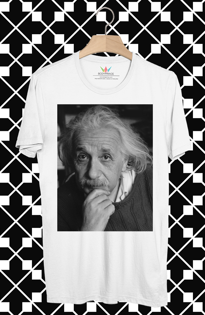 BP878 เสื้อยืด Albert Einstein #3