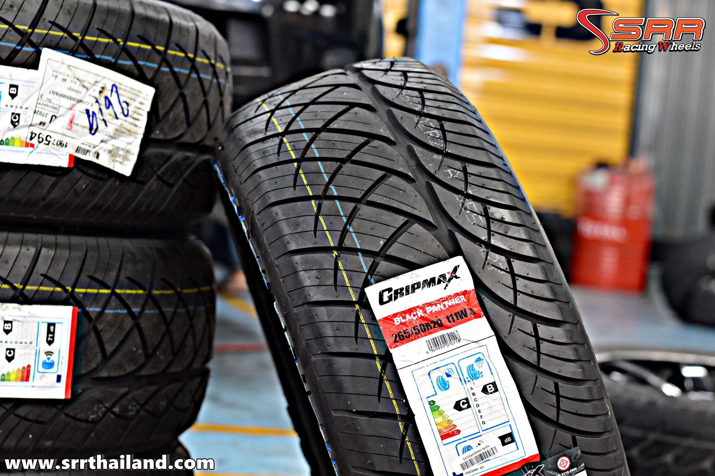 GRIPMAX BLACK PANTHER 265/50R20 ยางใหม่ขอบขาว