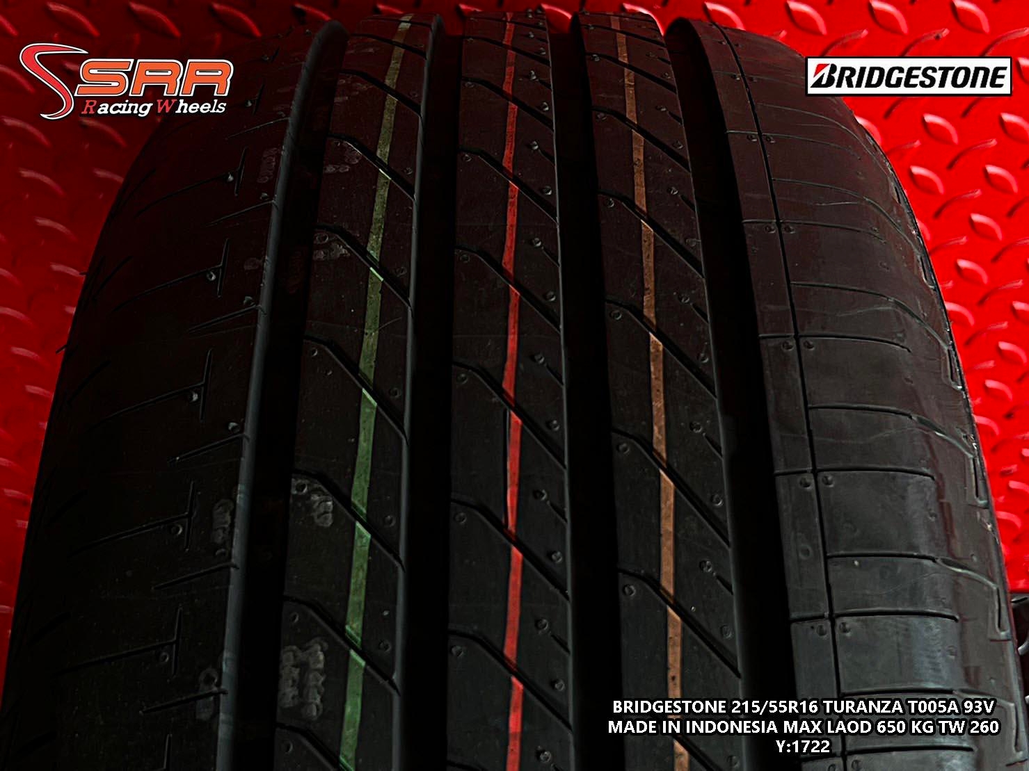 BRIDGESTONE TURANZA T005A 215/55R16 ยางใหม่ ลดราคาพิเศษ