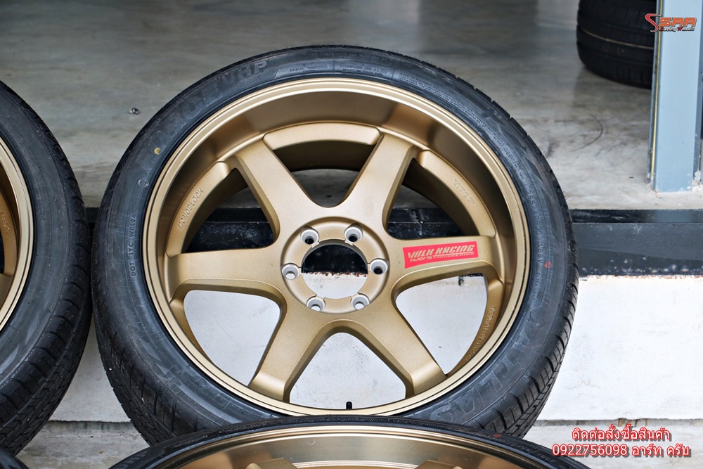 TE37 ขอบ22 6x139.7 พร้อมยางไทย 265/40R22 โปรชุดละ 25,000 บาท