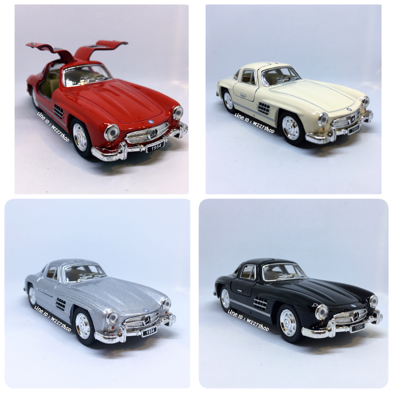 1954 Mercedes Benz 300 SL Coupeโมเดลรถเหล็ก (ปลีก-ส่ง)