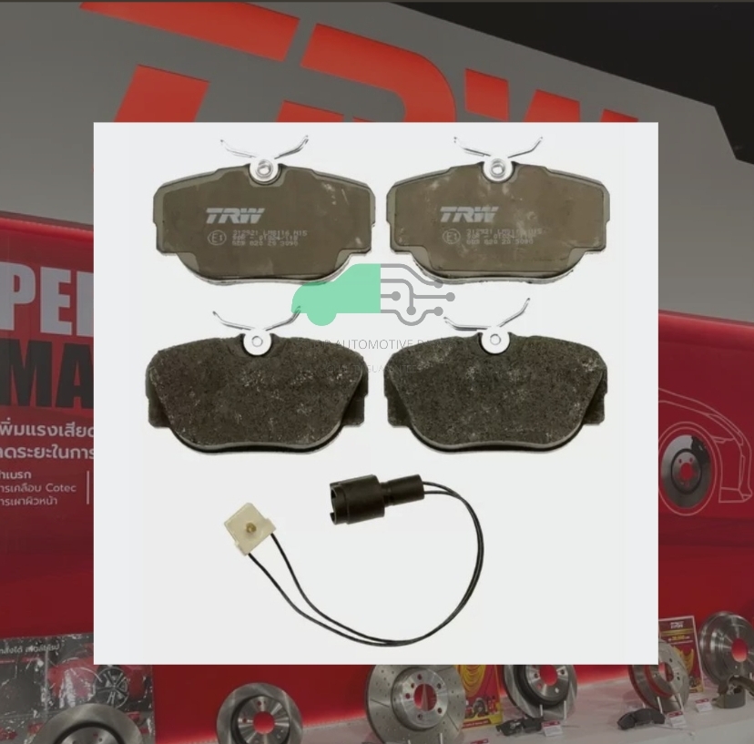 GDB820 ผ้าเบรกหน้าแท้ TRW (COTEC) : BMW E30 1987-1991 , BENZ W201 190E / 1.8L