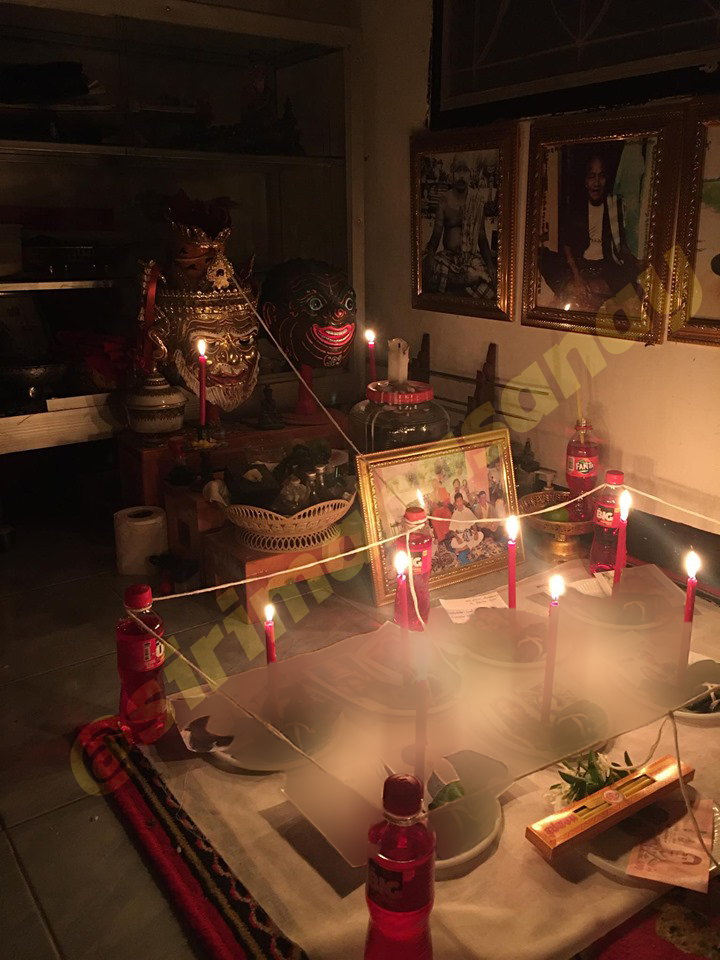 พิธีผูกมัดตรึงจิต อาจารย์ต้นทอง สำนักสักยันต์ไกรสีหราชเดชา