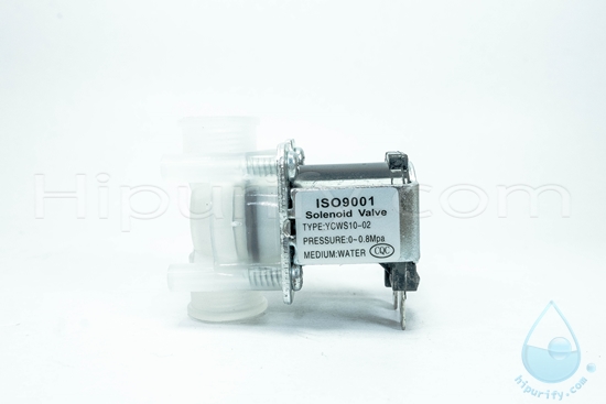 Solenoid Valve Plastic 1/4"(2 หุน) 220 VAC 2 Pin รุ่นหมุน
