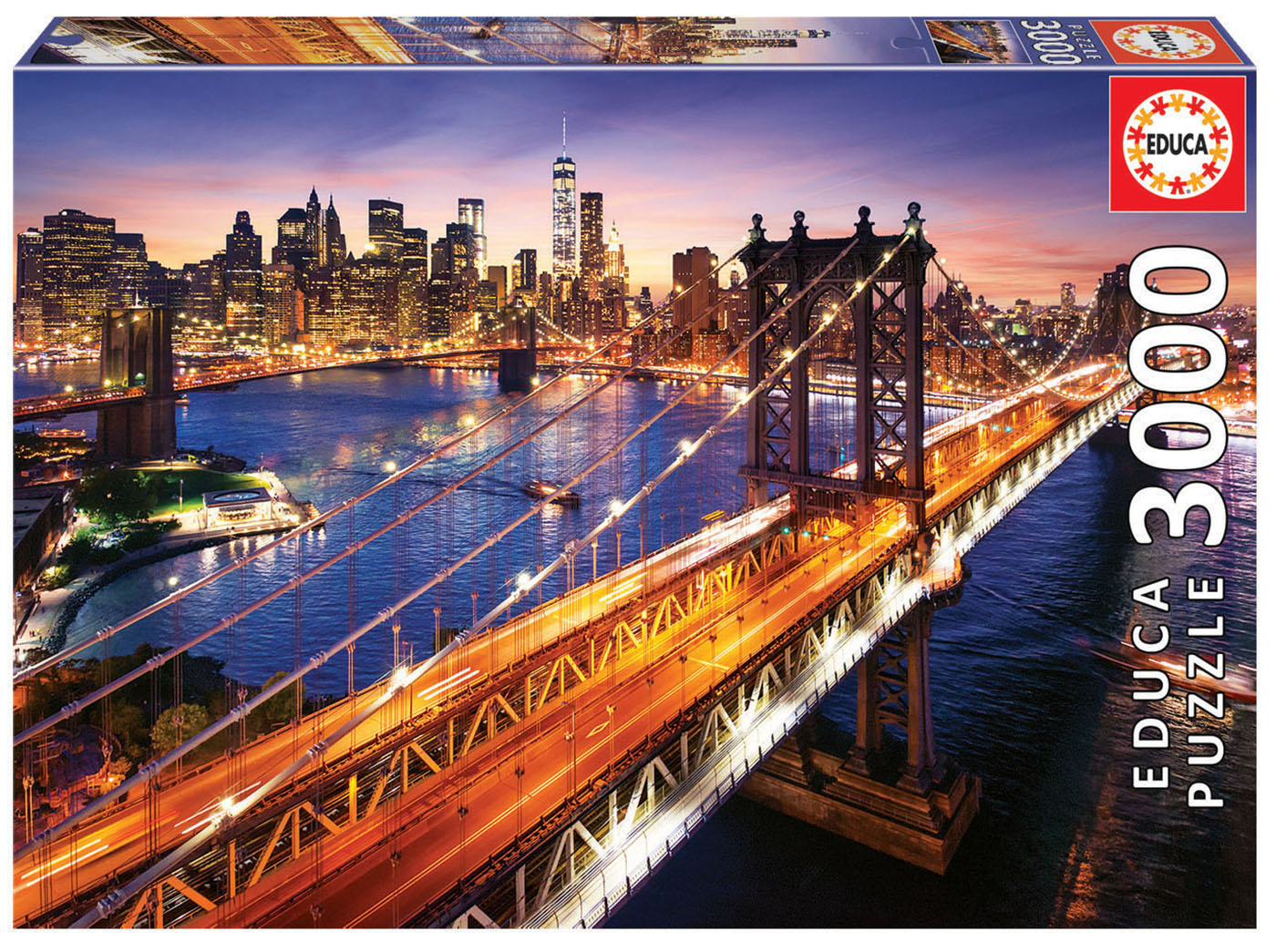 Educa - Manhattan at Sunset by Shutterstock 3000 pcs.