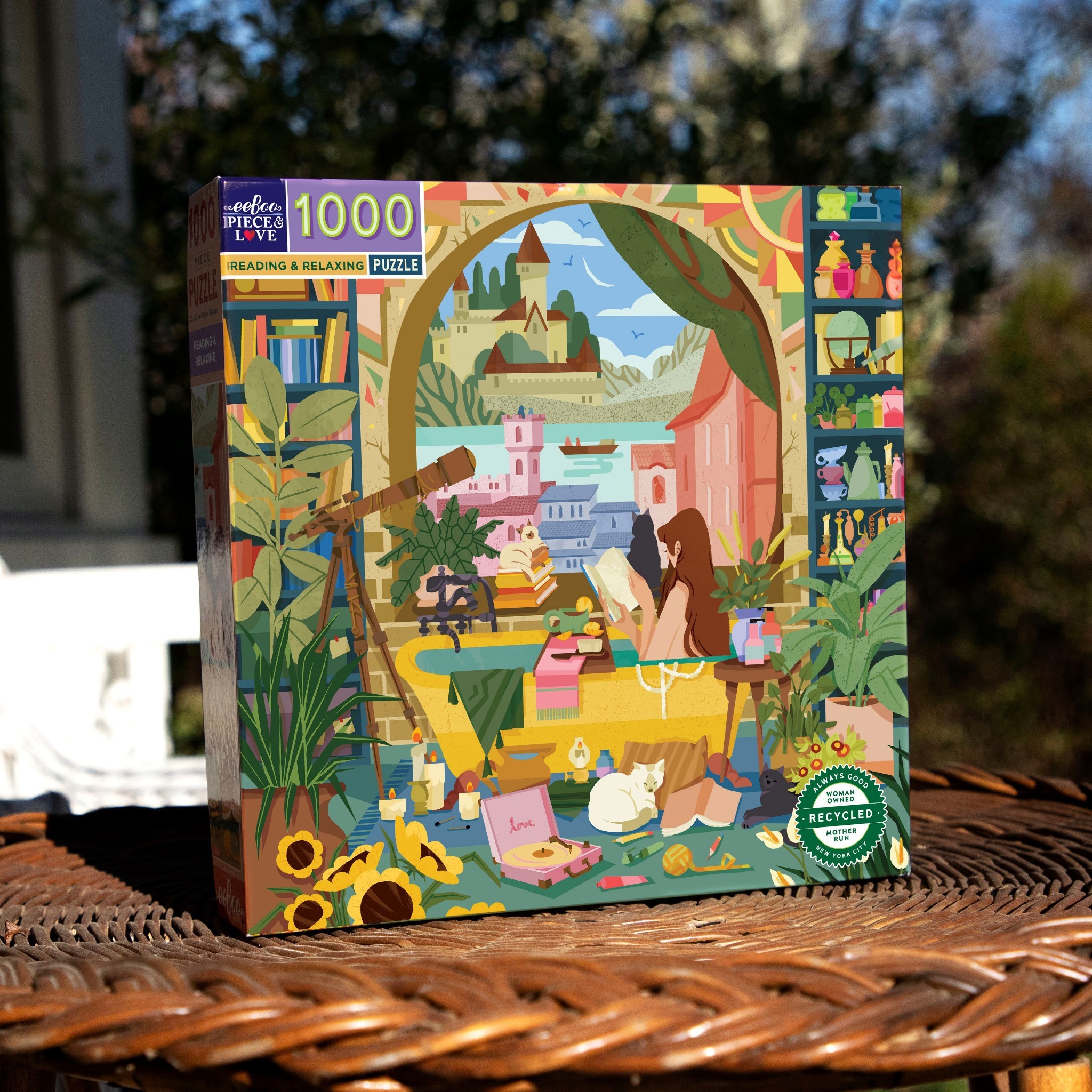 eeBoo - Reading & Relaxing By Ashikin Hussin 1000 pcs.