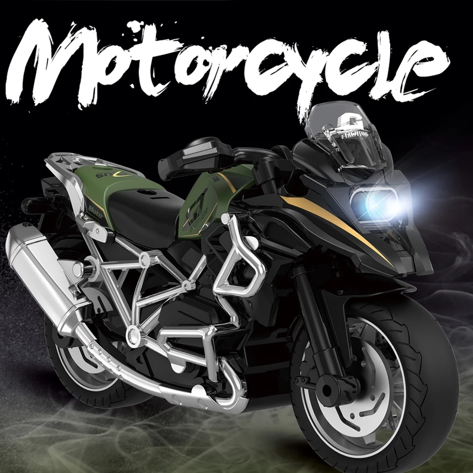 โมเดลรถมอเตอร์ไซค์ บิ๊กไบค์ Scale 1:14 มีเสียงมีไฟ (ปลีก-ส่ง)