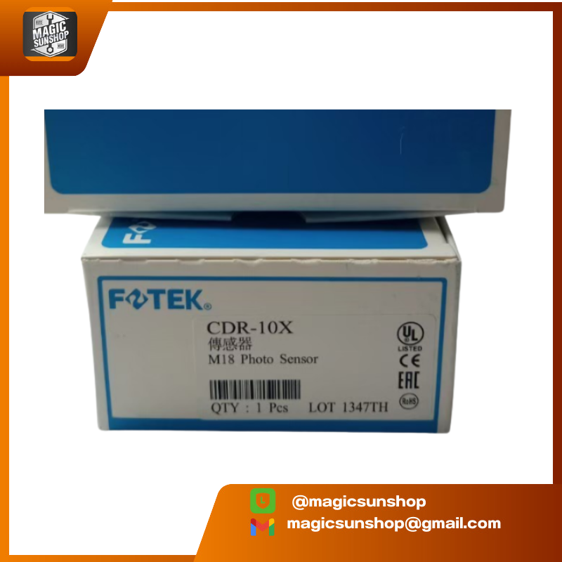 PHOTO SENSOR CDR-10X FOTEX TYPE CDR-10X 10-30VCD OUT 1.5W