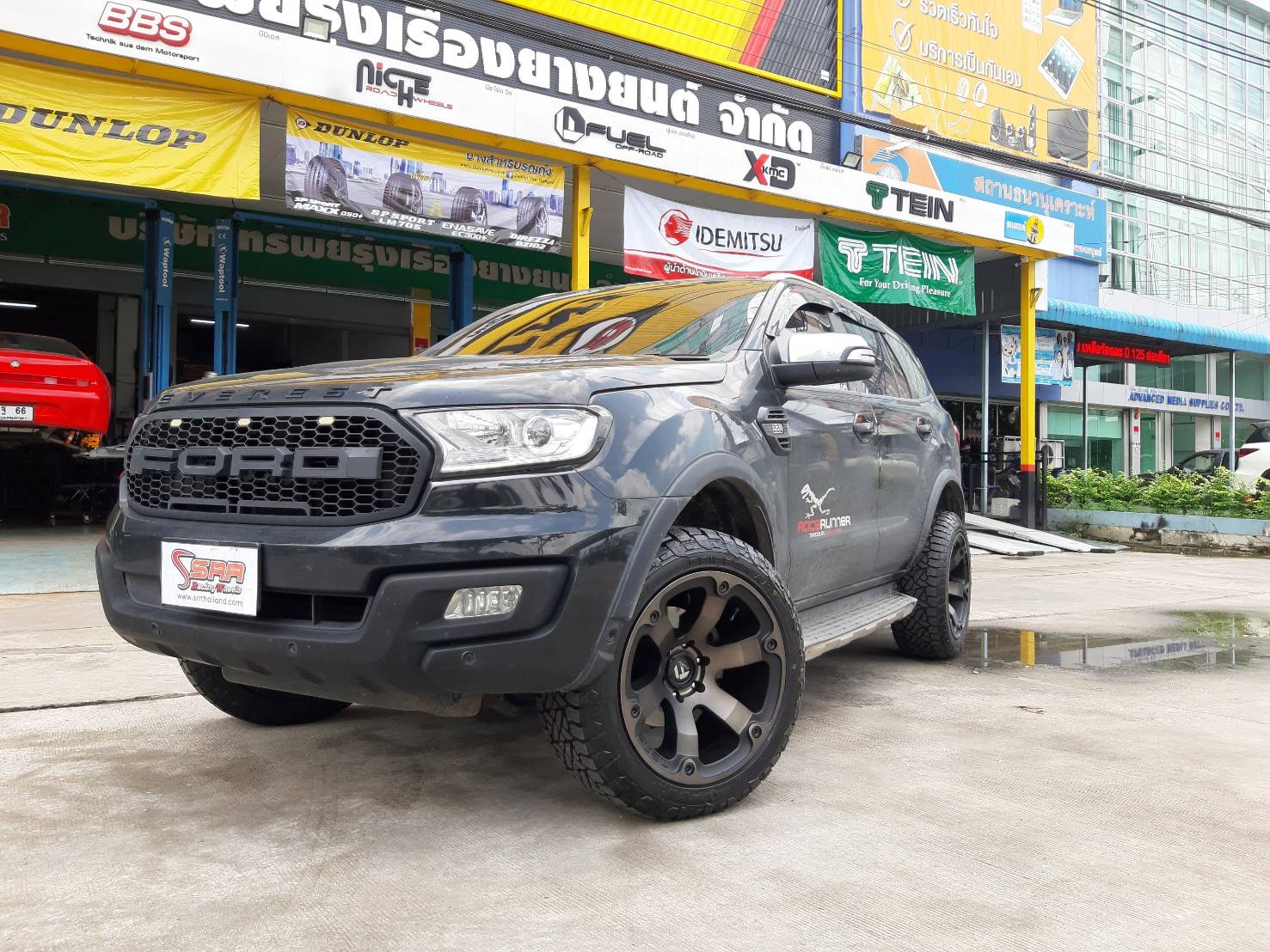 FUEL BEAST ขอบ20x10 6x139.7 ET-18 MATTE BLACK MACHINED / TINT CLEAR
