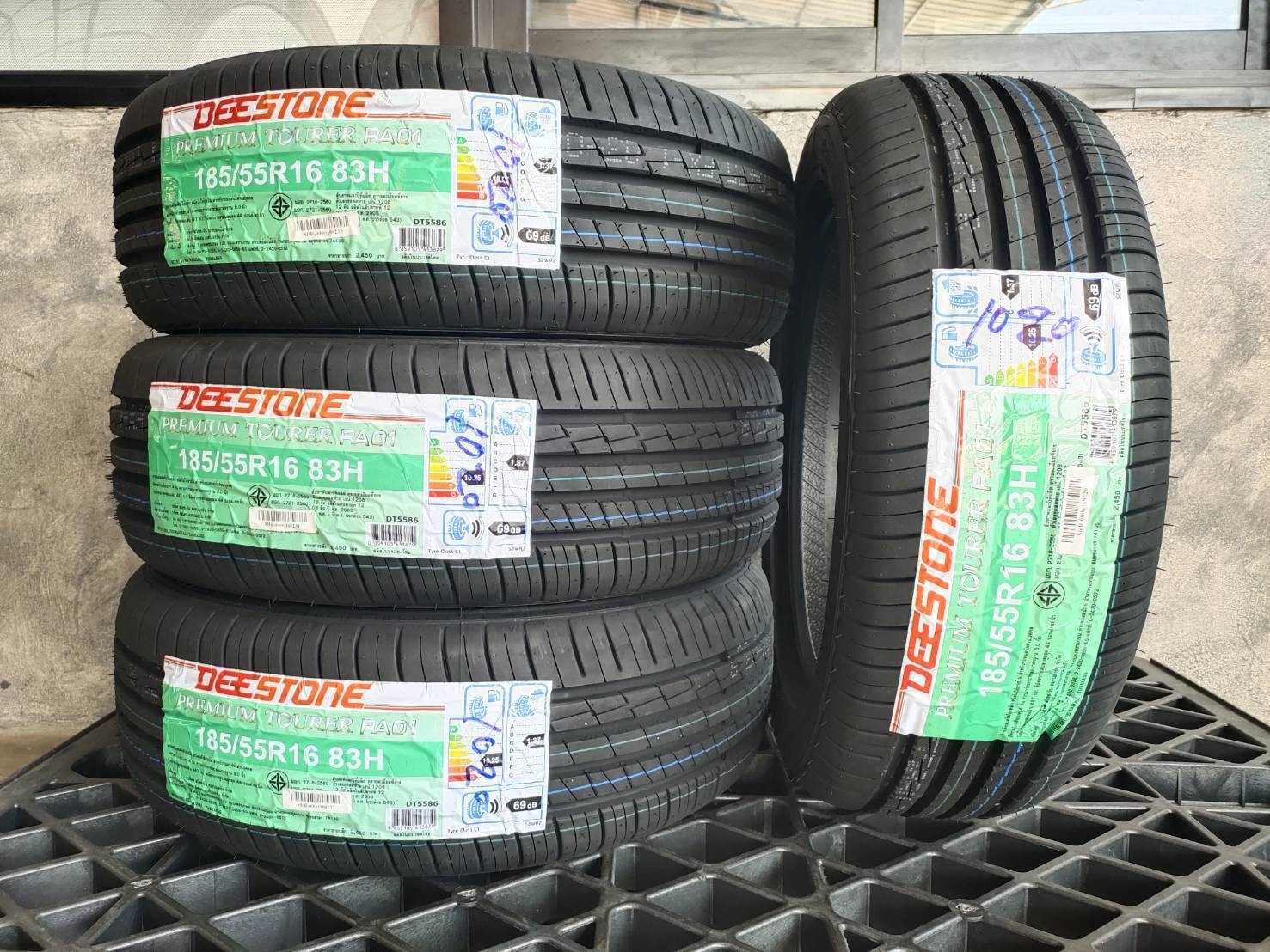 DEESTONE PREMIUM TOURER RA01 185/55R16 ราคาพิเศษ เส้นละ 2,250 บาท