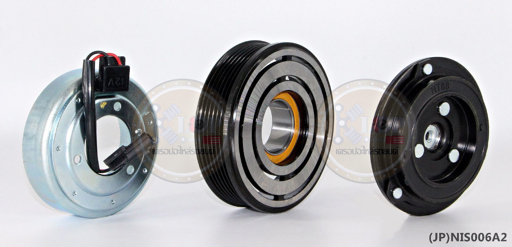 (JP)NIS006A2-JP ชุดหน้าคลัทช์(Vinn) NISSAN TEANA ปี2009 (2.0 cc.) (ญี่ปุ่น) 120mm. 6PK 12V.