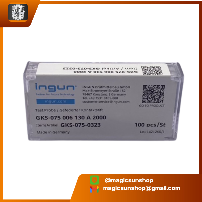 929105 INGUN Pin GKS-075 006 130 A 2000