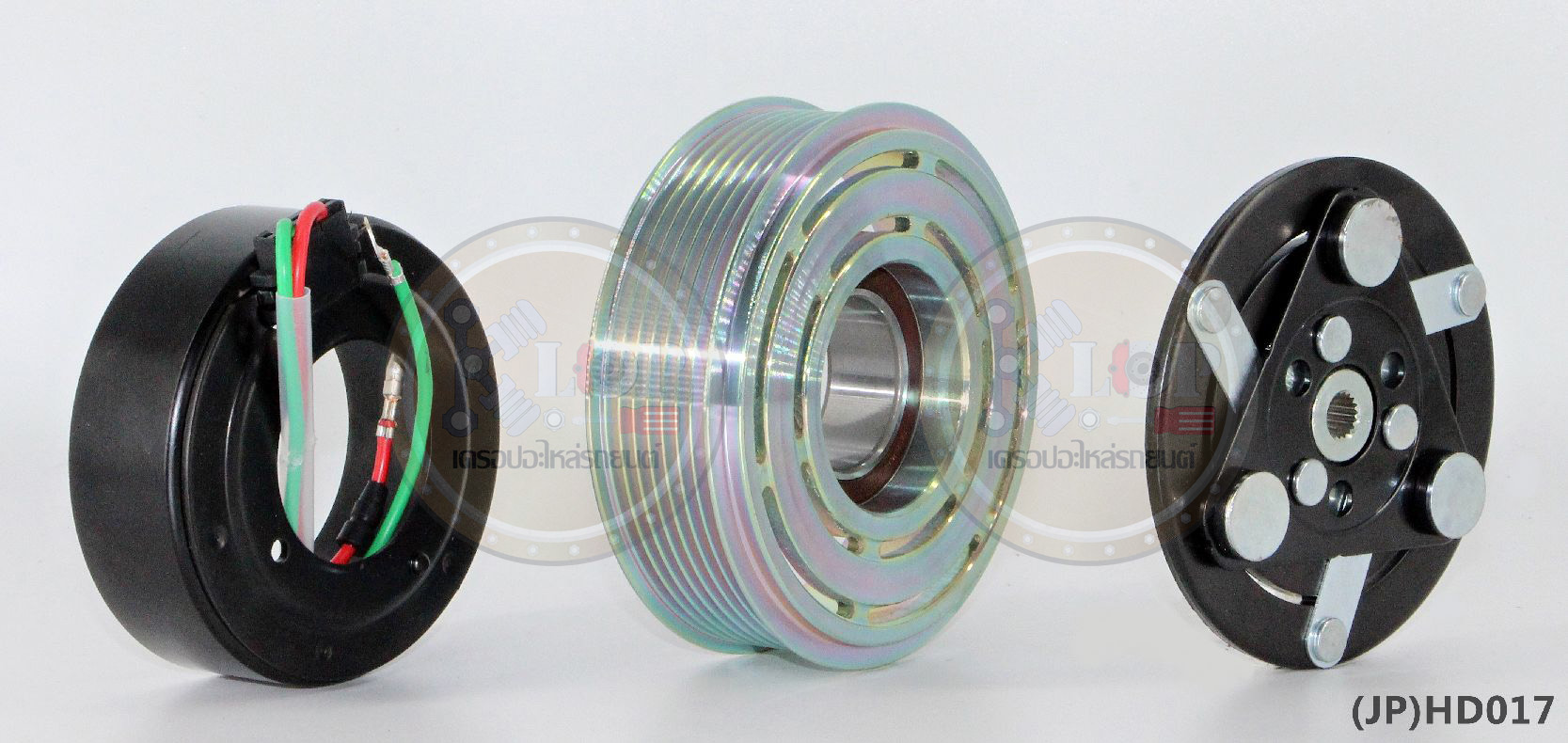 (JP)HD017-JP ชุดหน้าคลัทช์(Vinn) HONDA ACCORD ปี2008 (2.0cc.) (Com.SD) (ญี่ปุ่น) 115mm. 7PK 12V.