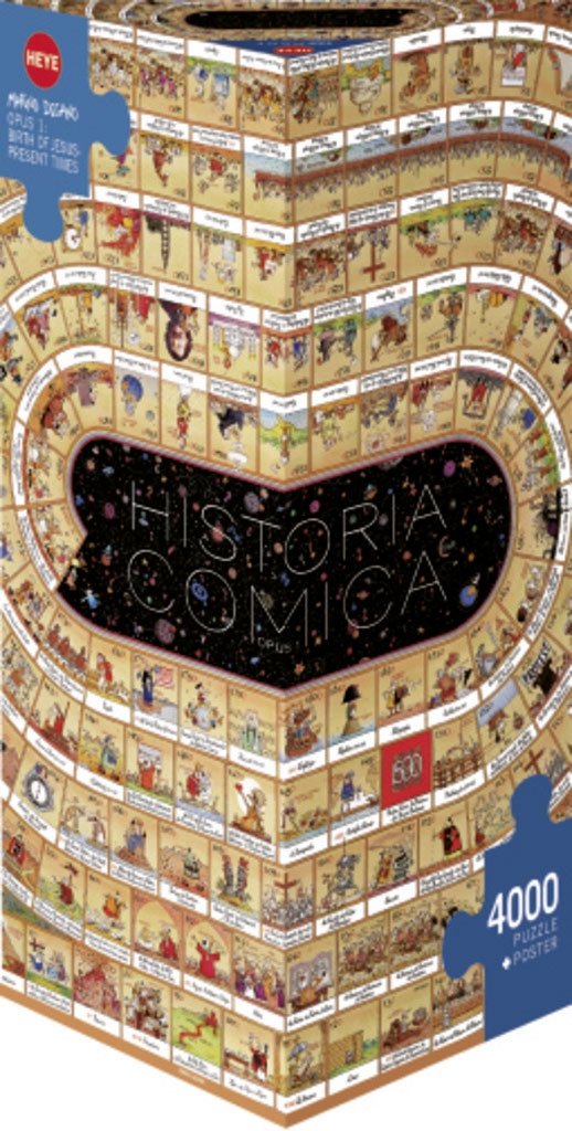 HEYE - Historia Comica Opus 1 : Birth of Jesus - Present Times by Marino Degano 4000 pcs.