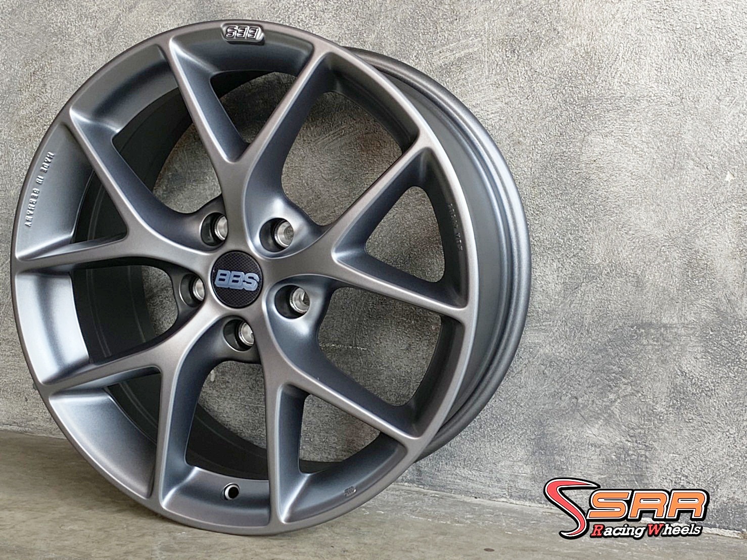 BBS SR017 ขอบ18 5H114.3 ET+40 HIMALAYA GERY ล้อแท้GERMANY ที่SRR