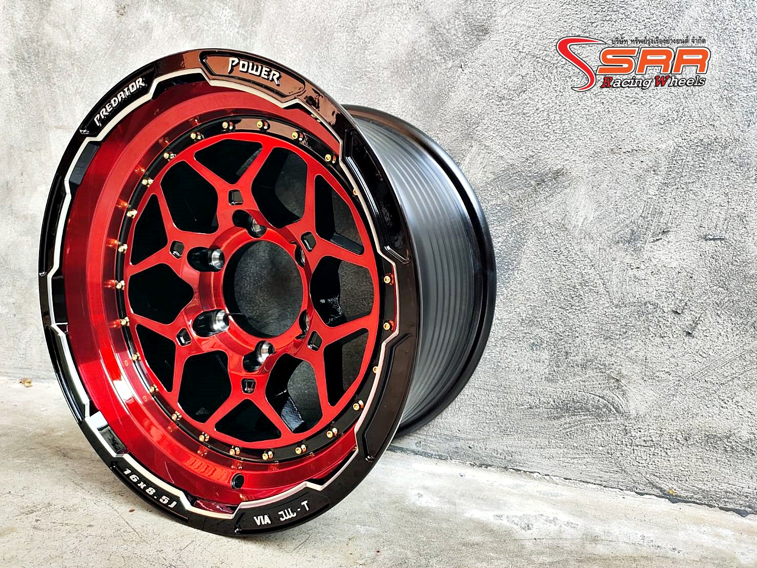 PREDATOR PD-31 ขอบ16 ET+0 6x139.7 XP-FP-Red-WC
